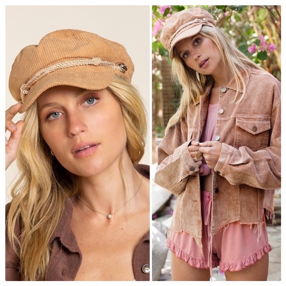 POL Newsboy Must Have Corduroy Hat - Picture 6 of 13